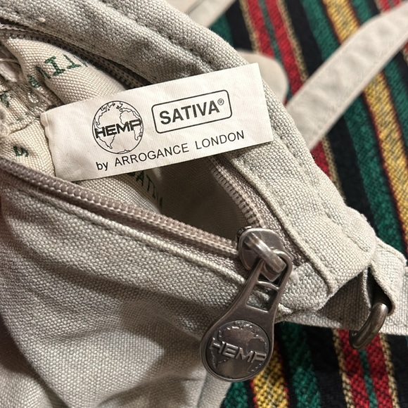 Sativa Cross Body Bag Y2K Too Cool For School Light Faded Seafoam Sage Green - Picture 4 of 7